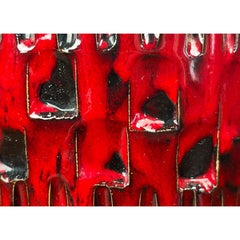 Vaso in Studio Pottery di Bitossi, anni '60, stile metà del secolo scorso.