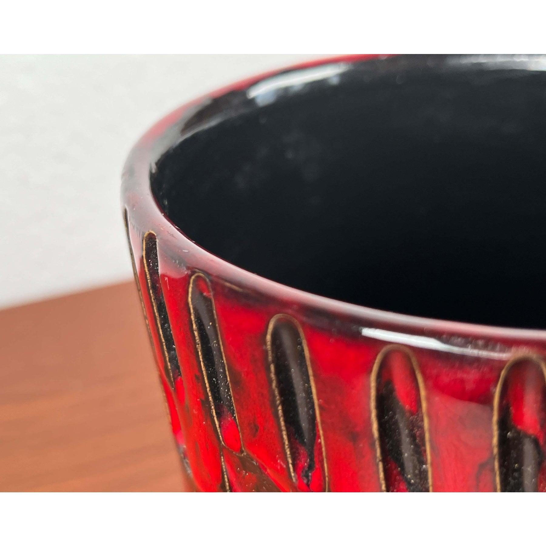 Jardinera de cerámica italiana Studio Pottery de mediados de siglo de Bitossi, años 60 Cerámico en venta