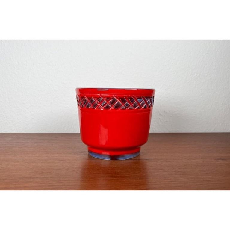 Jardinera de cerámica italiana Studio Pottery de mediados de siglo de Bitossi, años 60 en venta 2