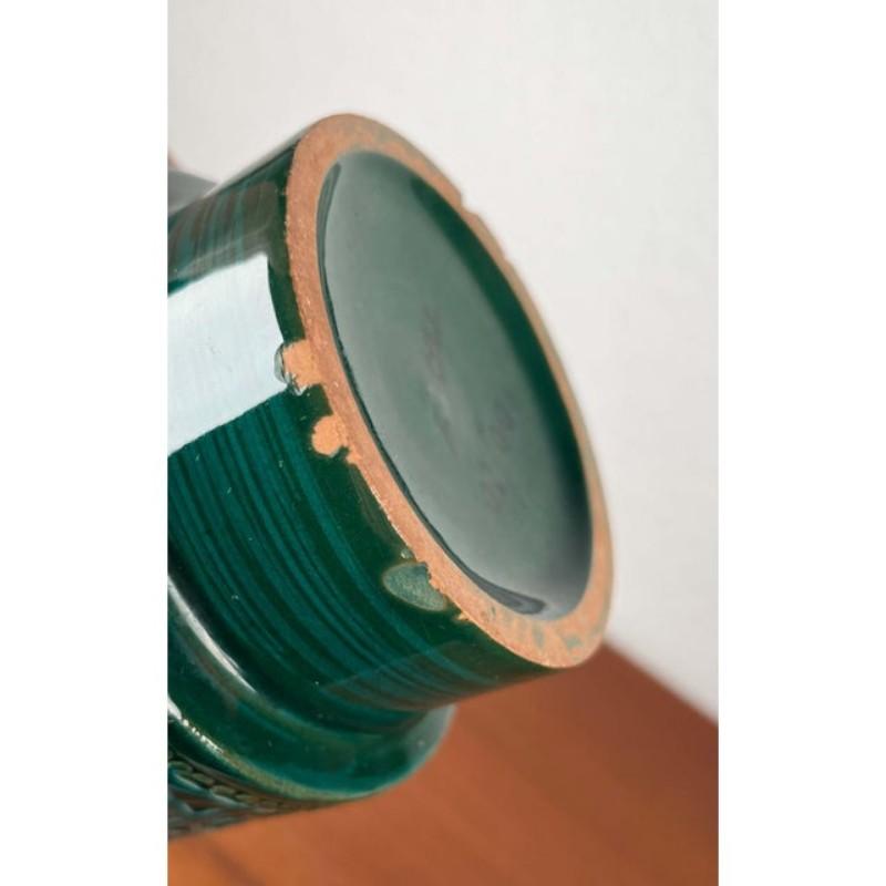 Jarrón de cerámica italiana Studio Pottery de mediados de siglo Aldo Londi para Bitossi, años 60 en venta 8