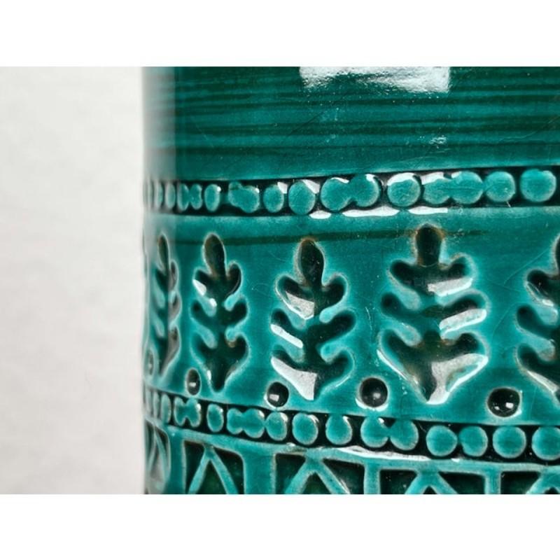 Jarrón de cerámica italiana Studio Pottery de mediados de siglo Aldo Londi para Bitossi, años 60 Moderno de mediados de siglo en venta
