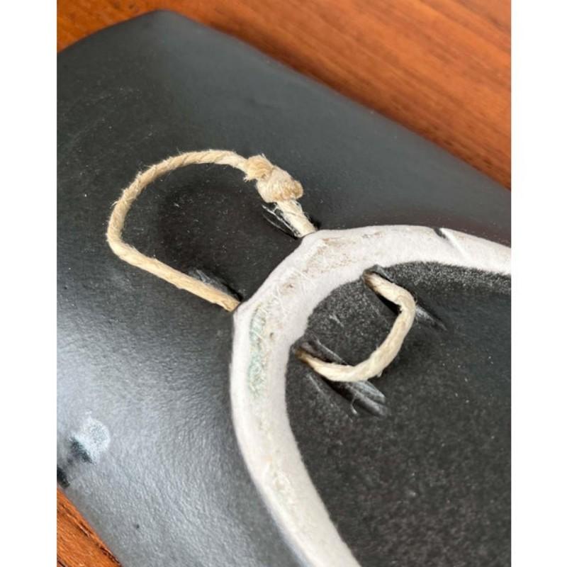 Mid-Century Modern Italian Studio Pottery Wall Plate from Antonio Milani, 1960s For Sale 13