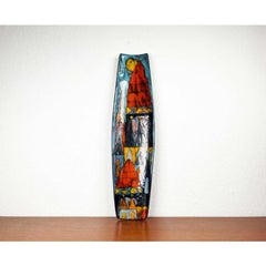 Mid-Century Modern Italian Studio Pottery Wall Plate from Antonio Milani, 1960s