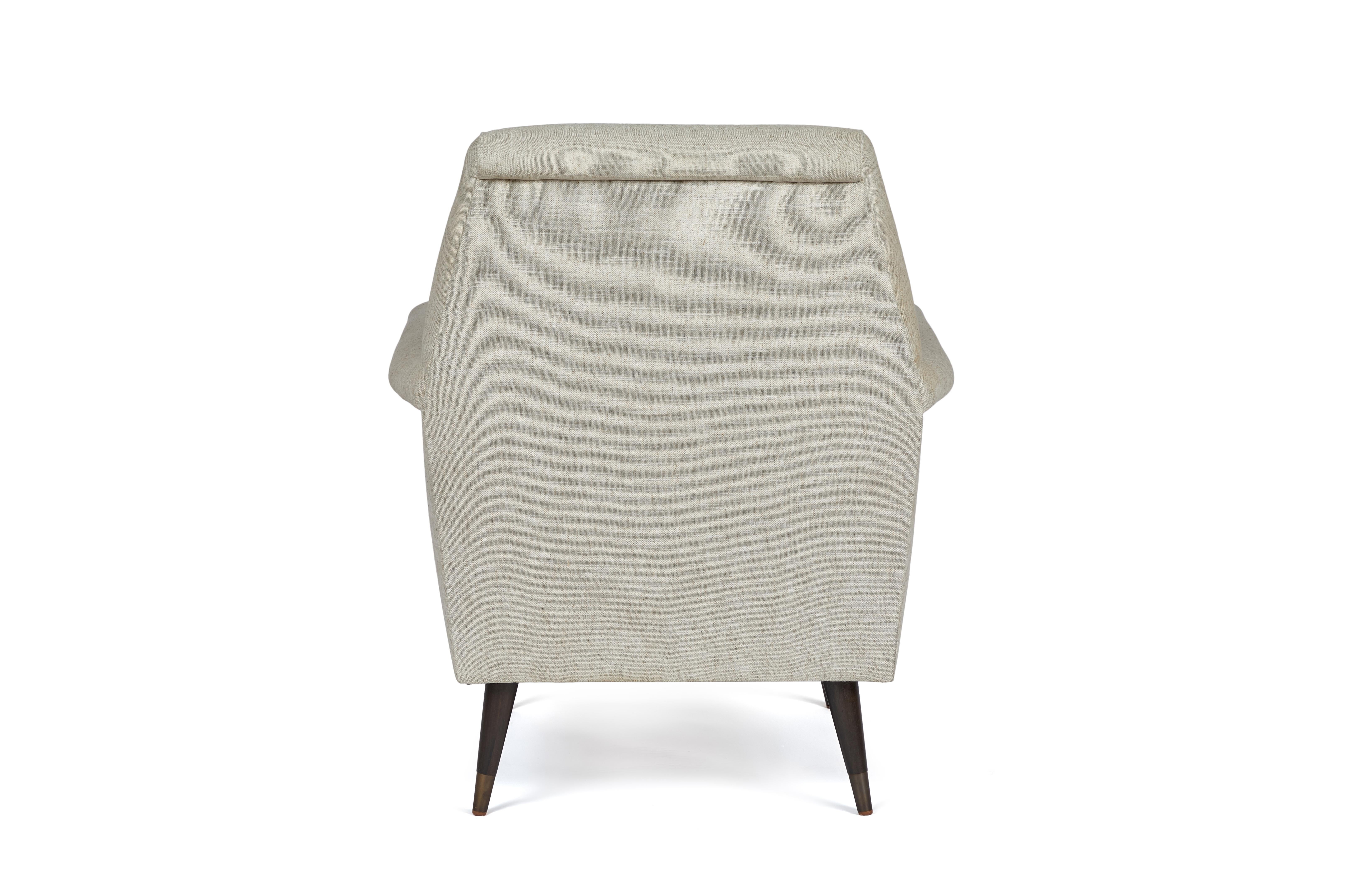 Mid-Century Modern Style Italian Style Jolly Club Chair by Martin and Brockett For Sale 9