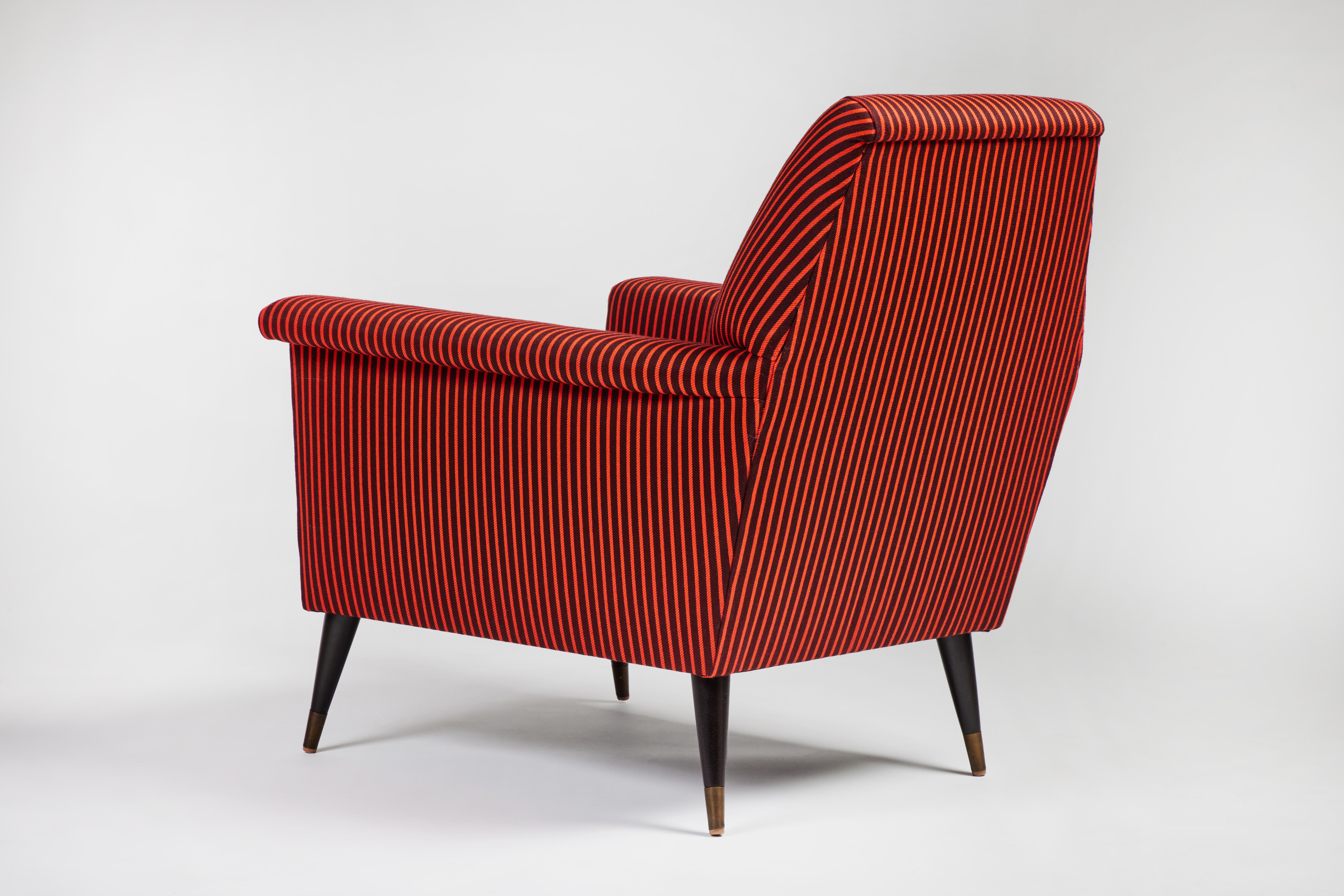 Mid-Century Modern Italian Style Jolly Club Chair by Martin and Brockett For Sale 12