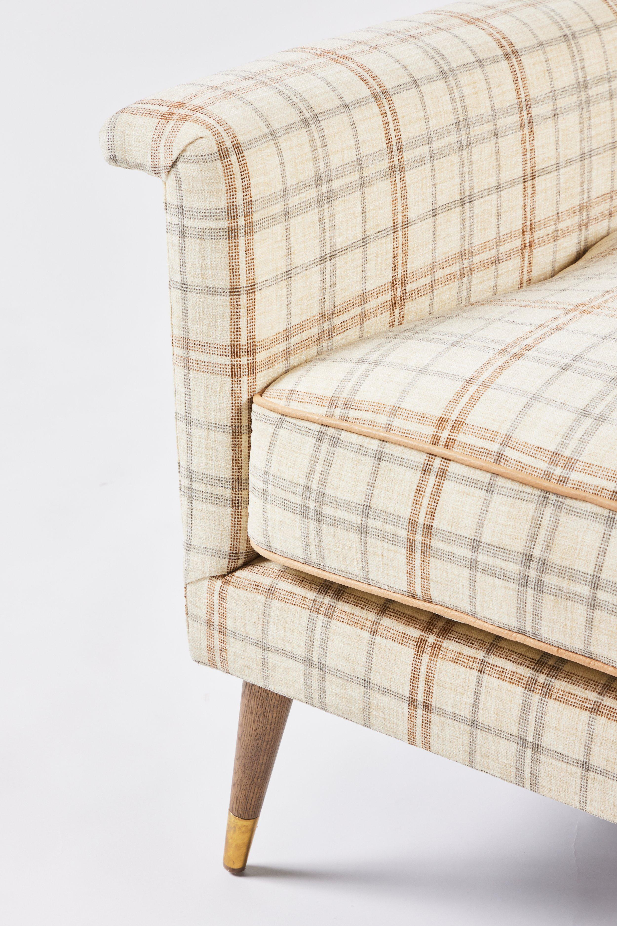 Mid-Century Modern Italian Style Jolly Club Chair by Martin and Brockett In New Condition For Sale In Los Angeles, CA
