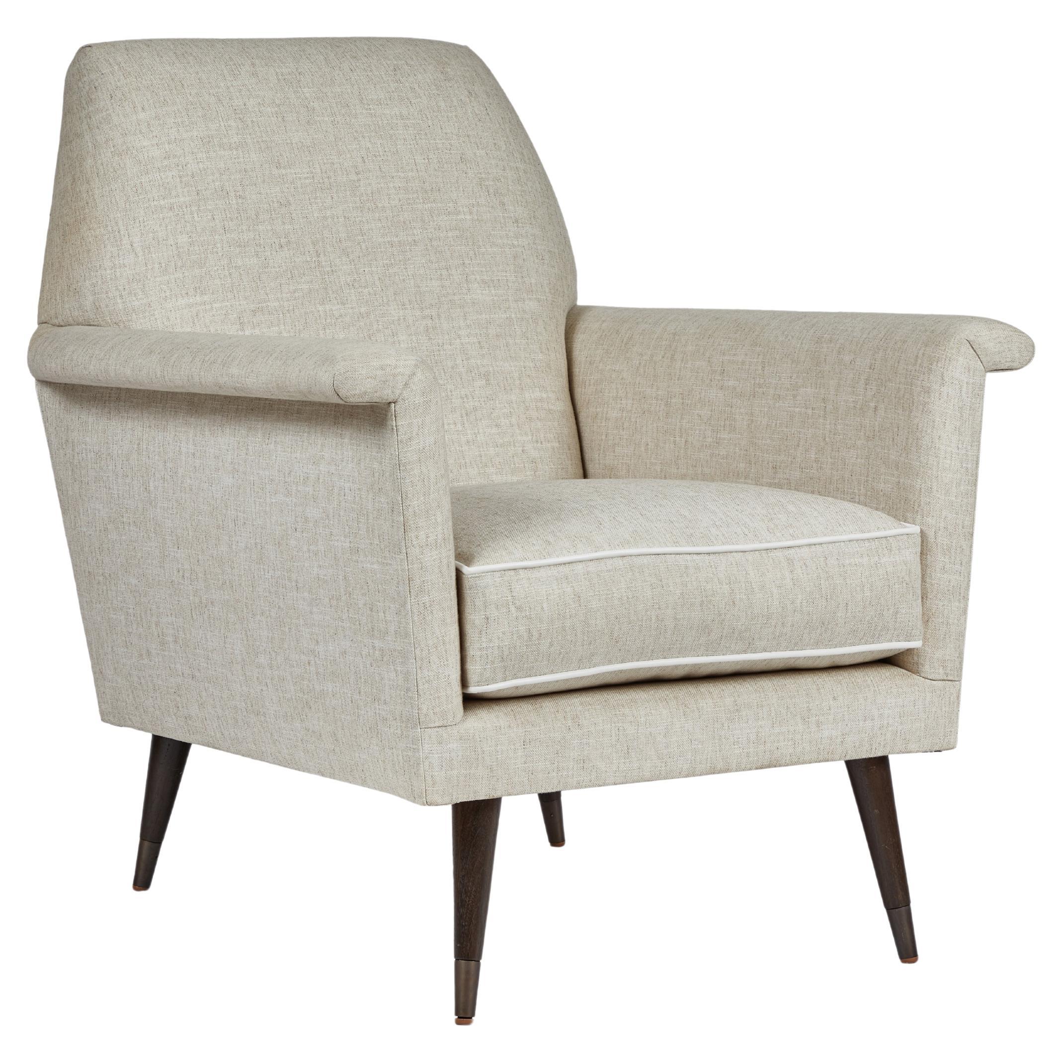 Silla Club Jolly de estilo italiano moderno de mediados de siglo por Martin and Brockett