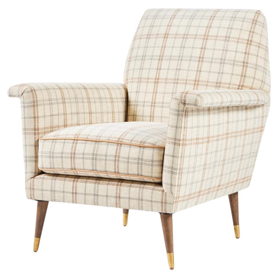 Silla Club Jolly de estilo italiano moderno de mediados de siglo por Martin and Brockett