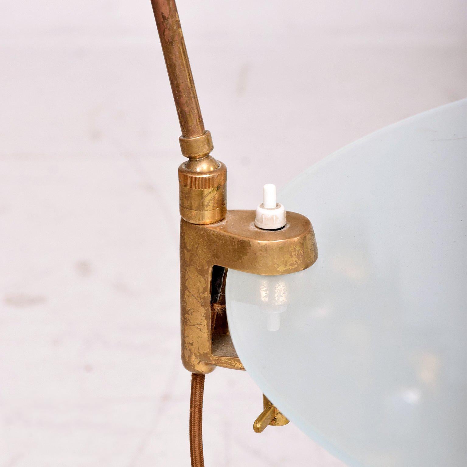 Mid-Century Modern Italian Table Clamp Lamp 1