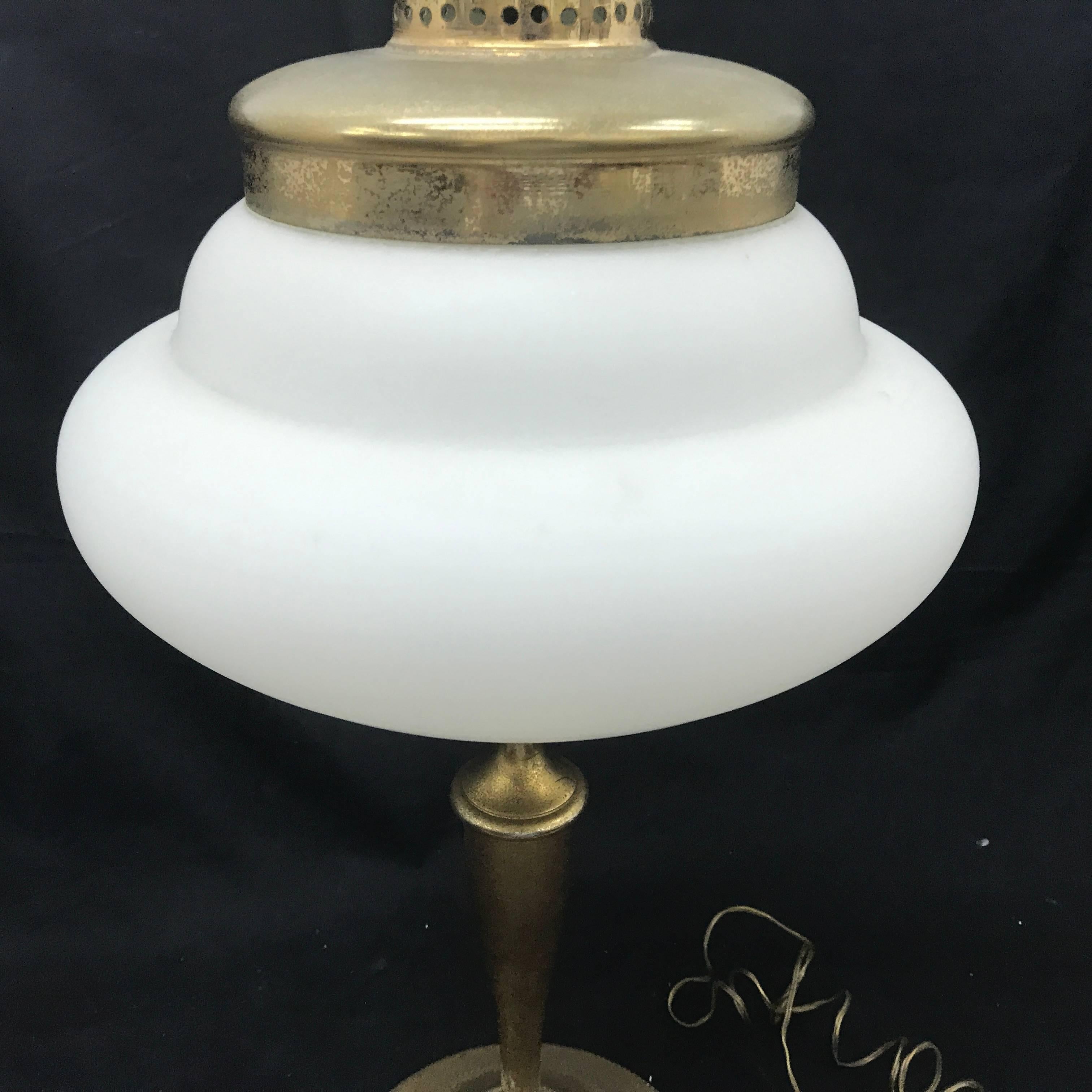 Mid-20th Century 1950s Filc Milano Mid-Century Modern Italian Table Lamp by Guglielmo Ulrich For Sale