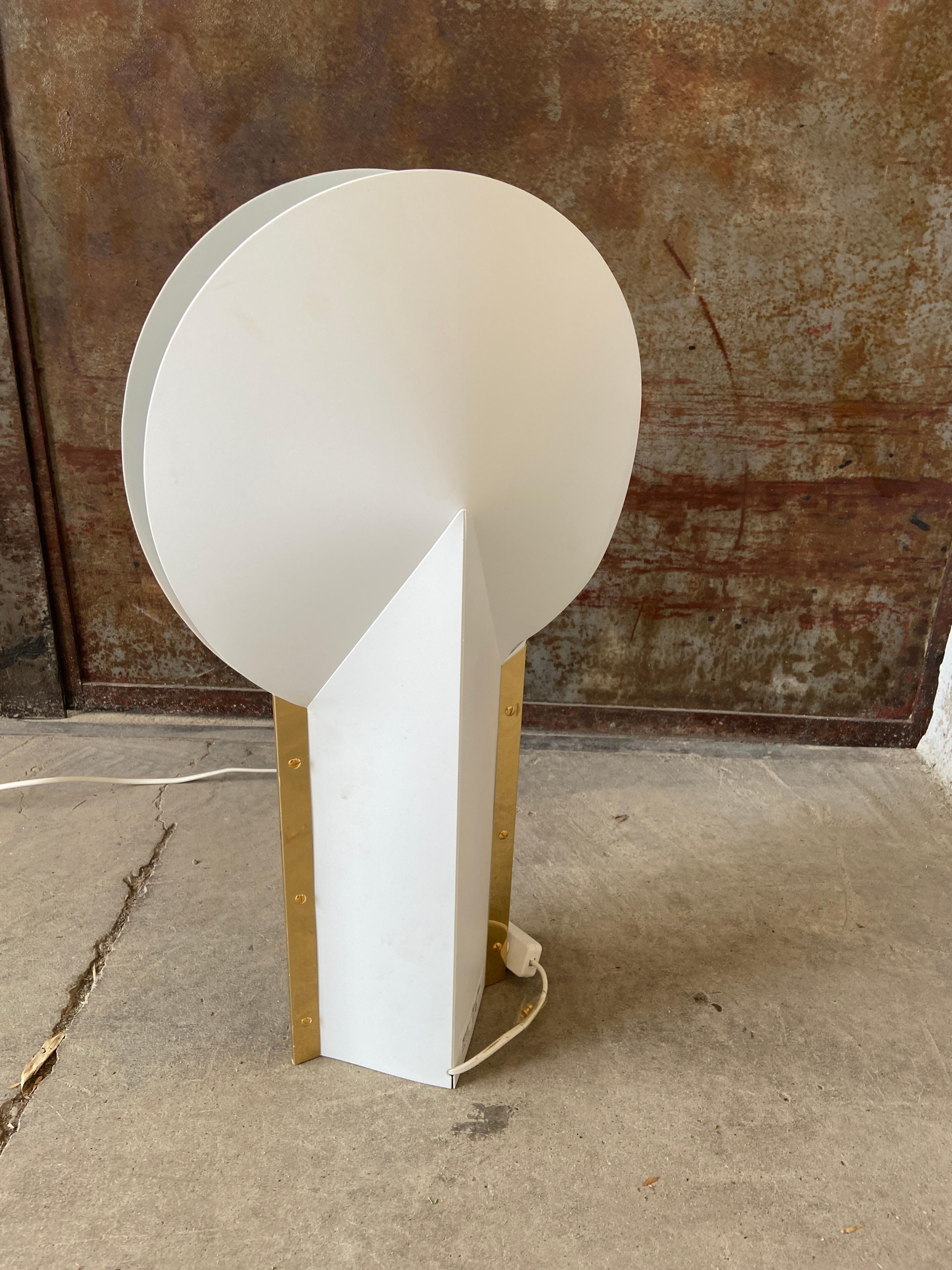 Metal Mid-Century Modern Italian Table Lamp by Samuel Parker for Slamp, 1980s