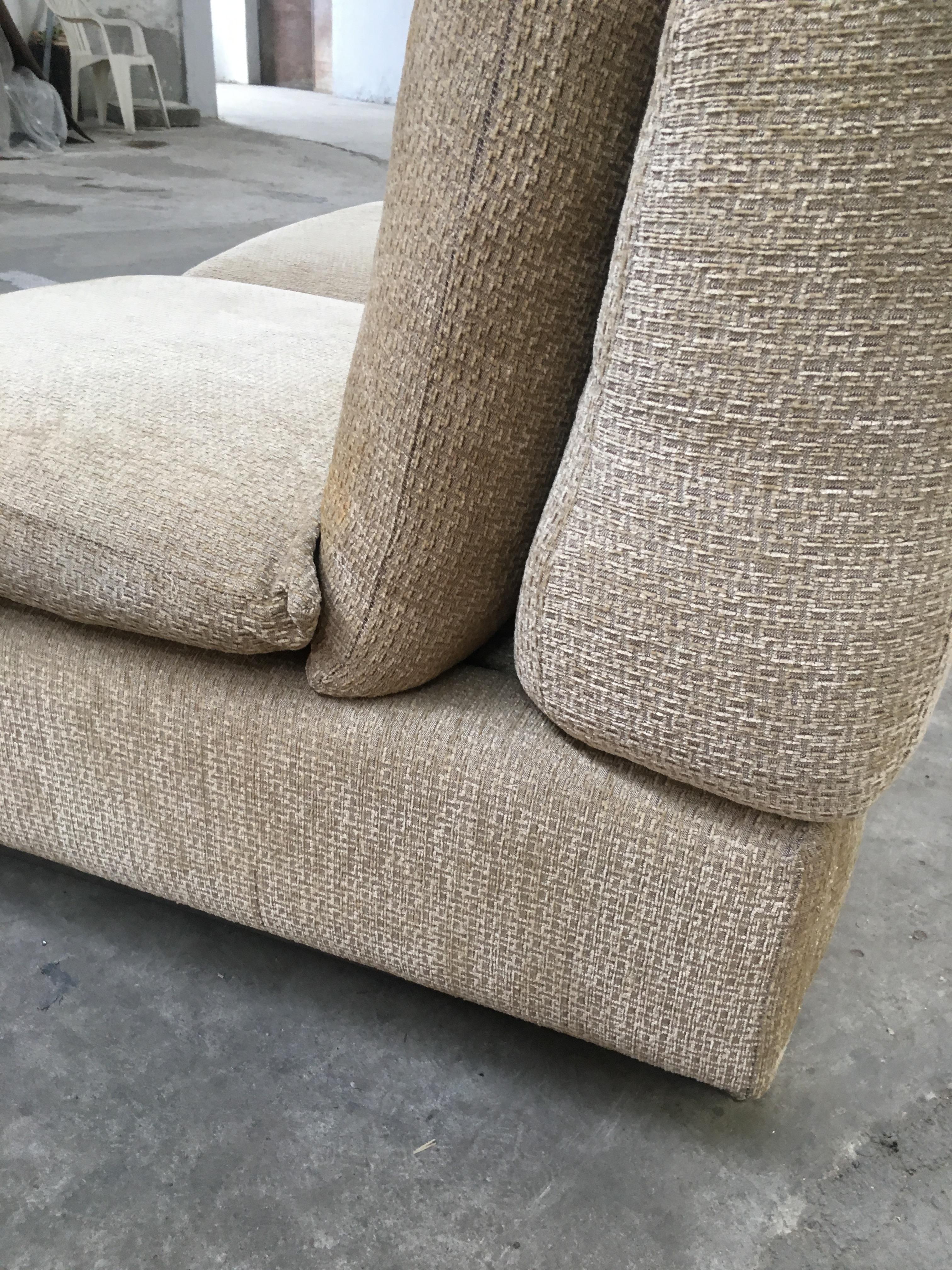 Sofá-cama italiano de tres plazas moderno de mediados de siglo de Saporiti, años 70 en venta 1
