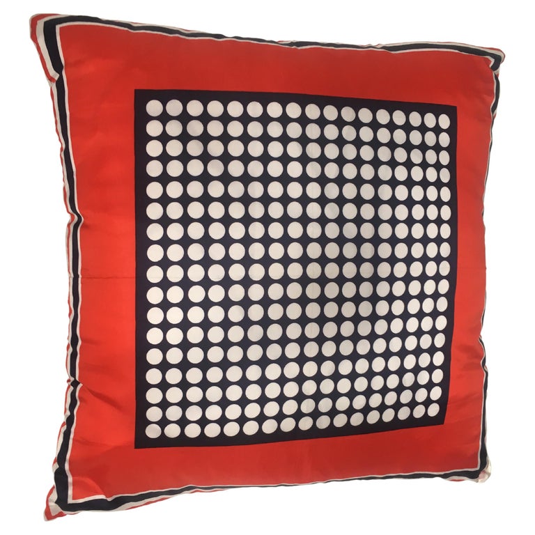 Vintage Scarf Reversible Pillow– Mixed Prints
