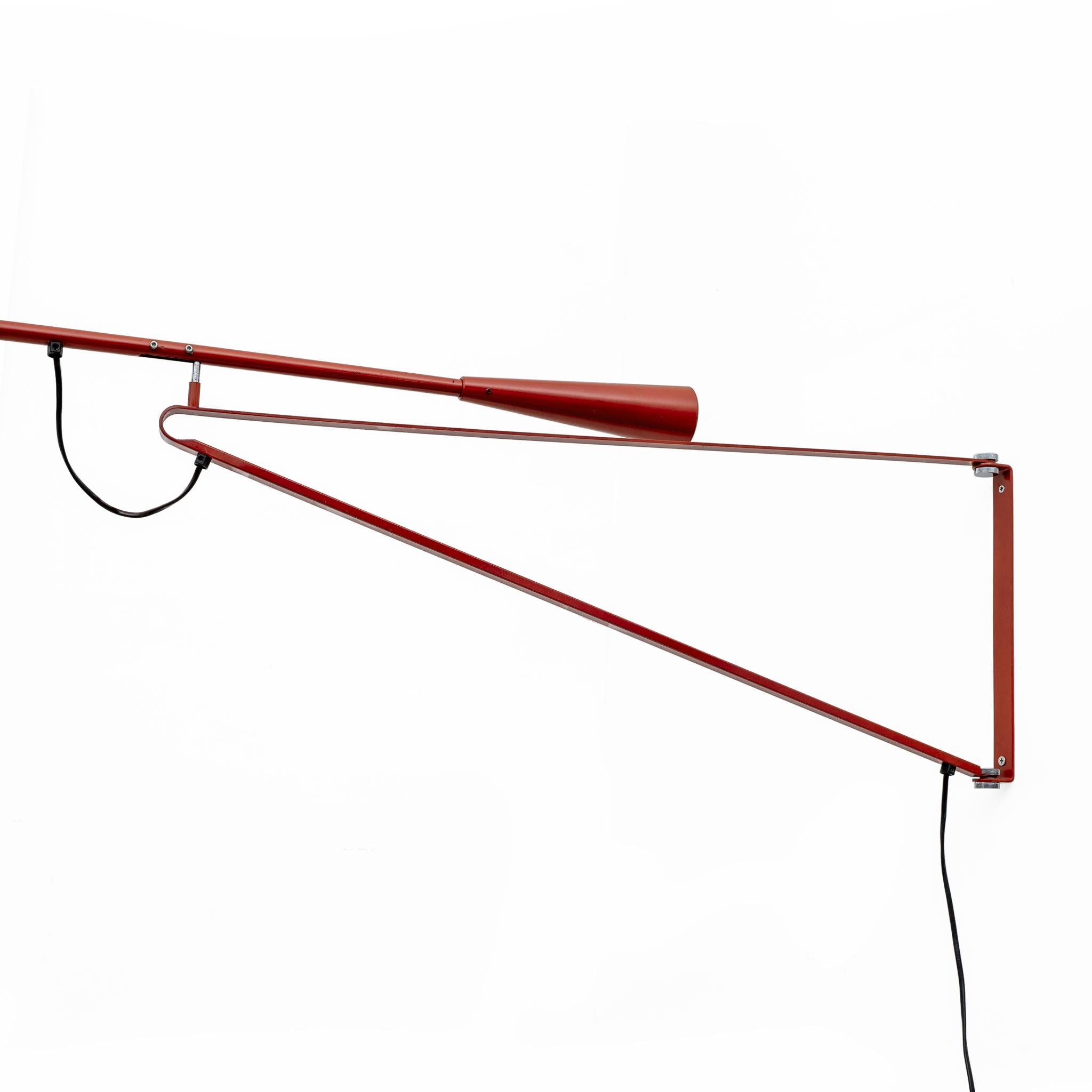 Late 20th Century Mid-Century Modern Italian Wall Lamp 265 by Paolo Rizzatto for Arteluce, 1973