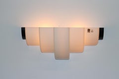 Mid-Century Modern Italian Wall Lamp Murano Blown Pink Glass by Carlo Nason