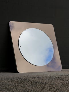 Mid Century Modern Italian Large Wall Mirror 1970s