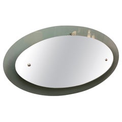 Espejo de pared italiano moderno de mediados de siglo