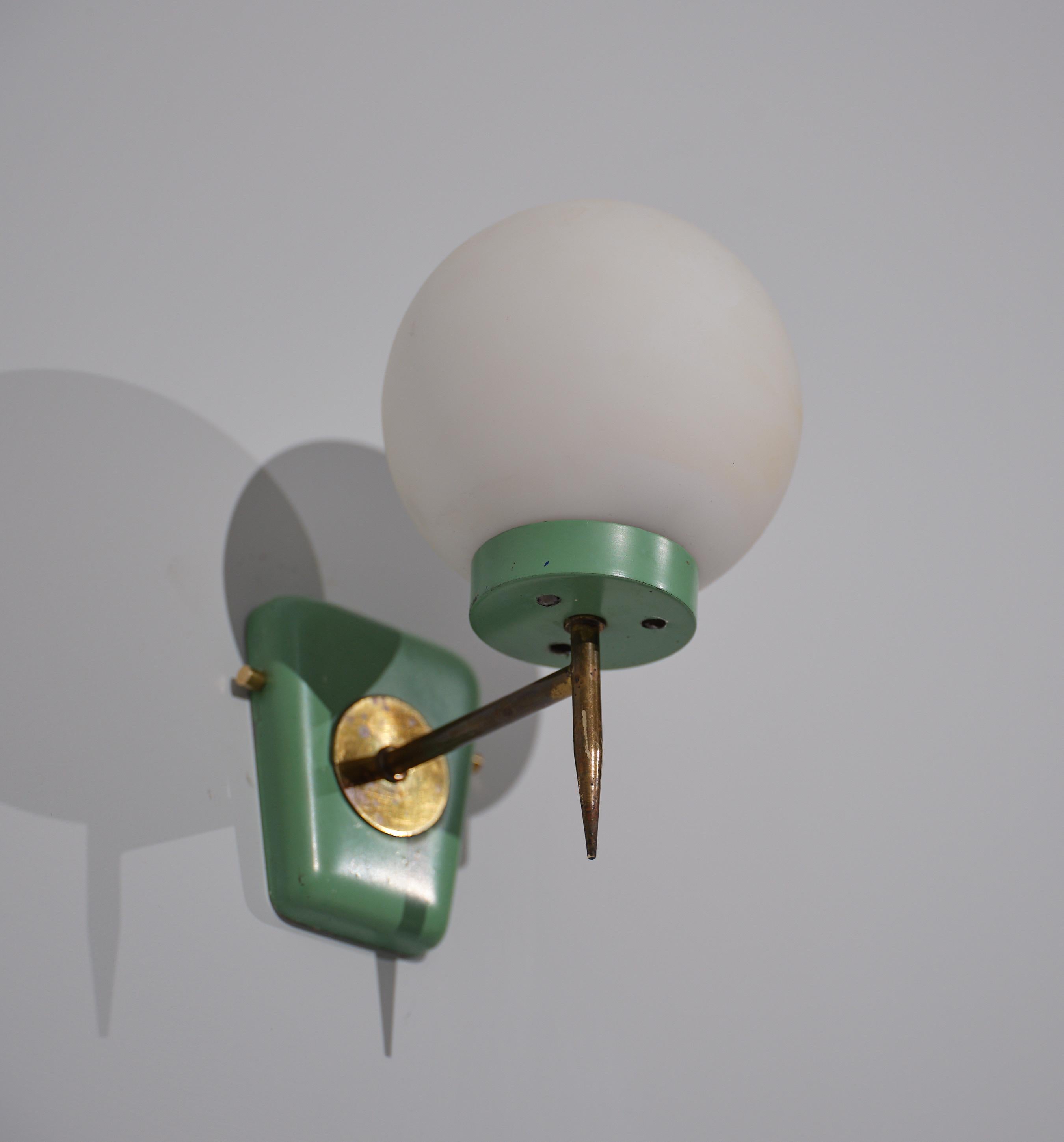 Mid-20th Century Mid-Century Modern Italian Wall Sconce For Sale
