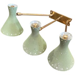 Mid-Century Modern Italian Wall Sconce in the Manner of Stilnovo, 1950s