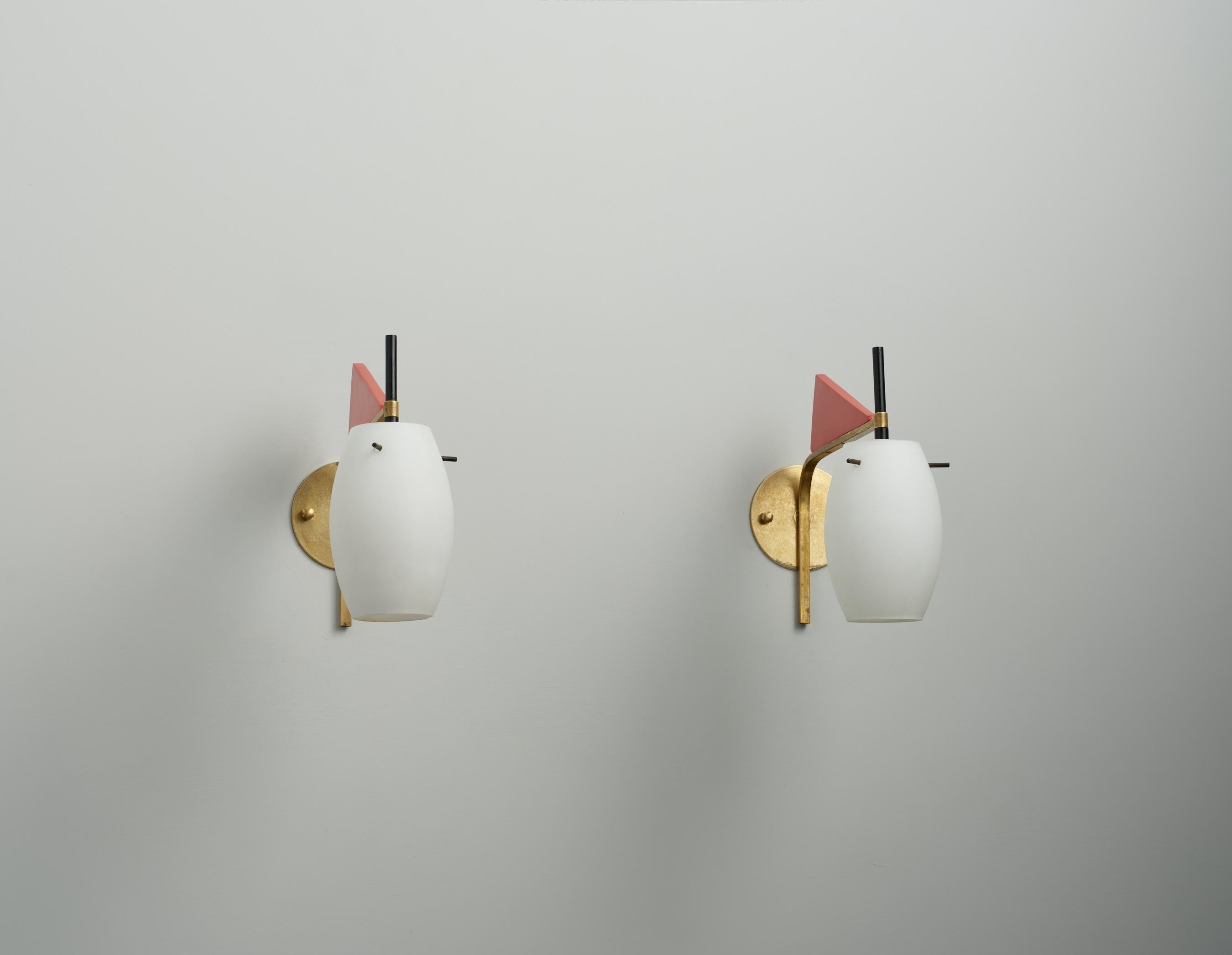 Mid-20th Century Mid-Century Modern Italian Wall Sconces