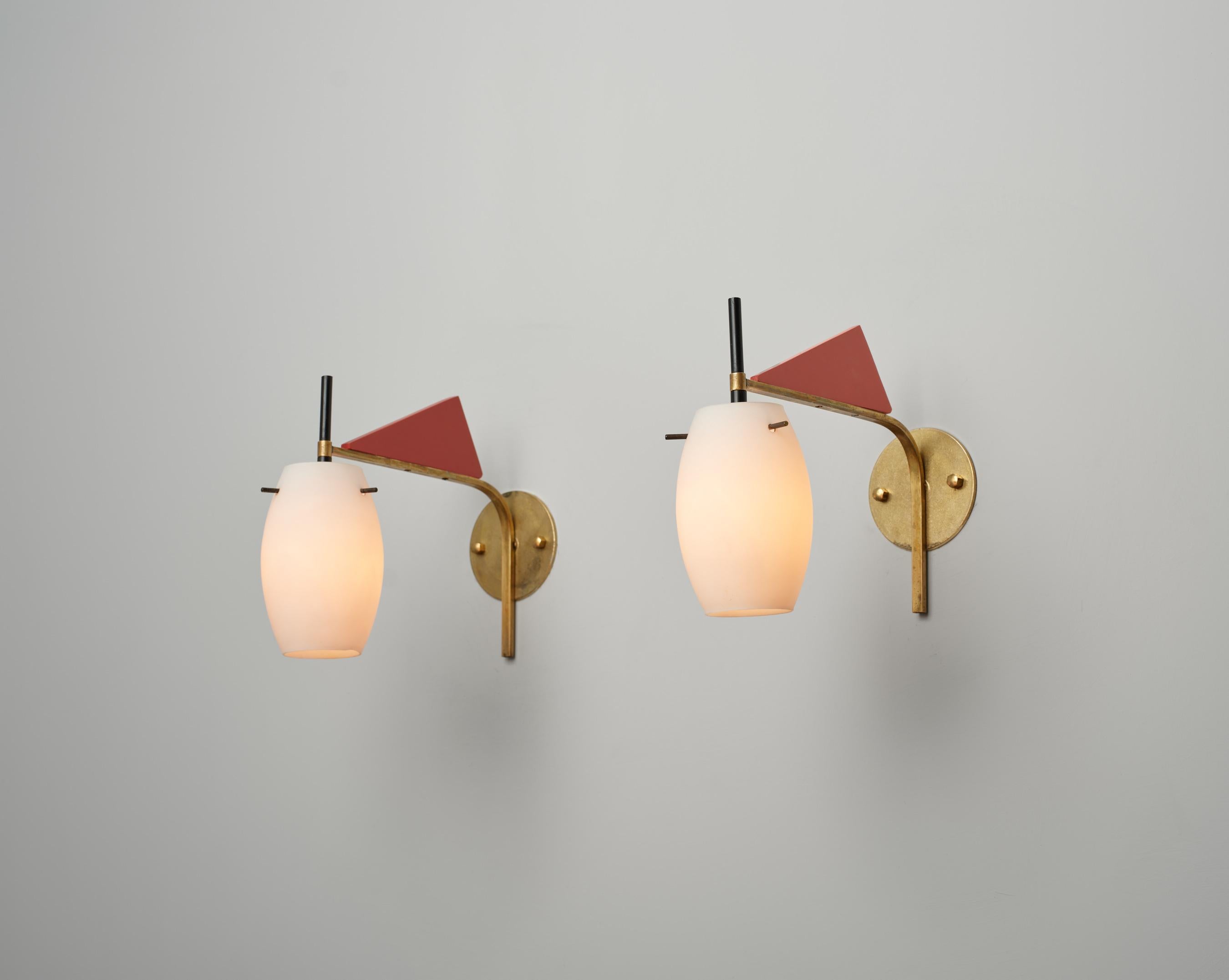 Mid-Century Modern Italian Wall Sconces 3