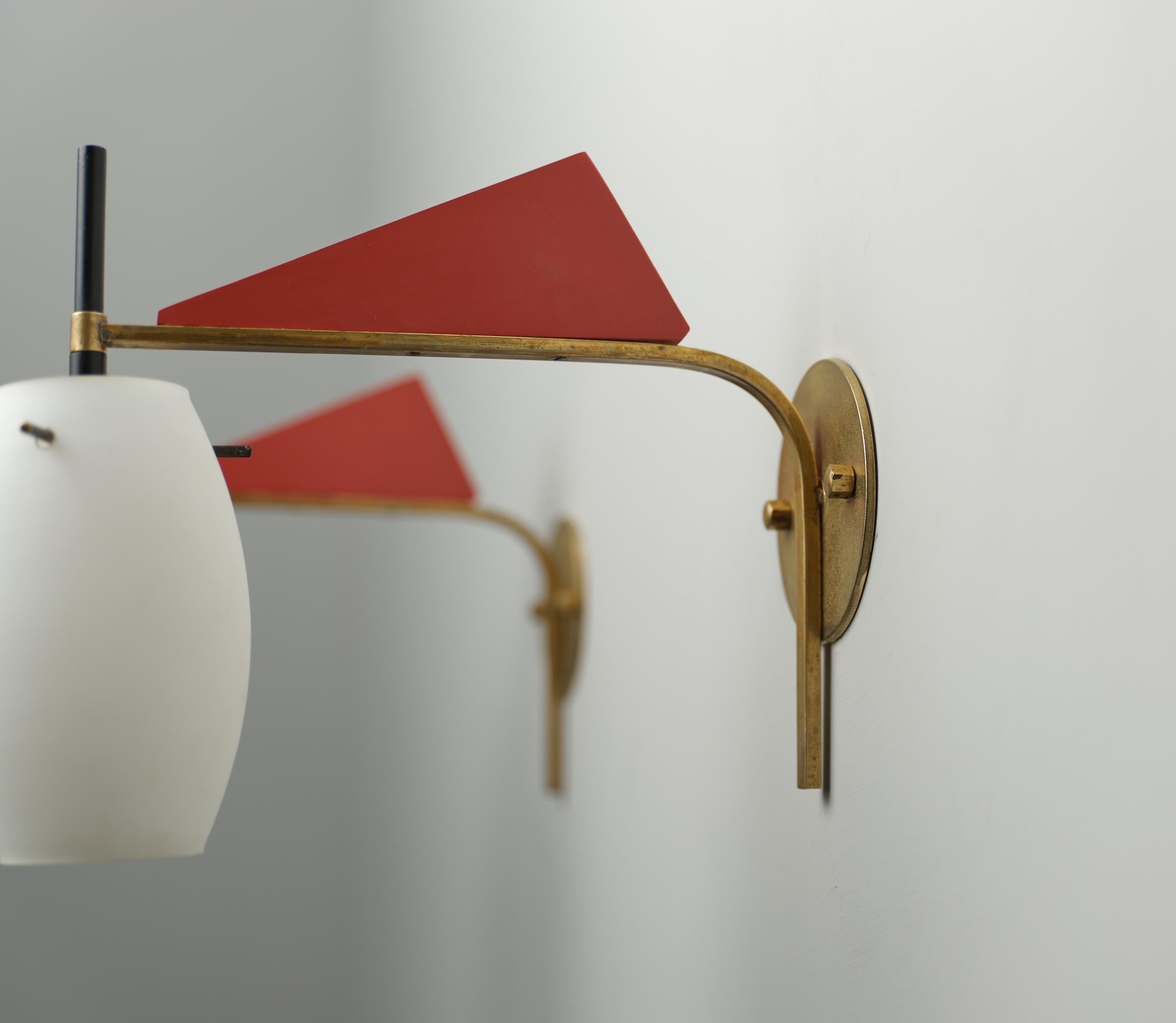 Mid-Century Modern Italian Wall Sconces 4