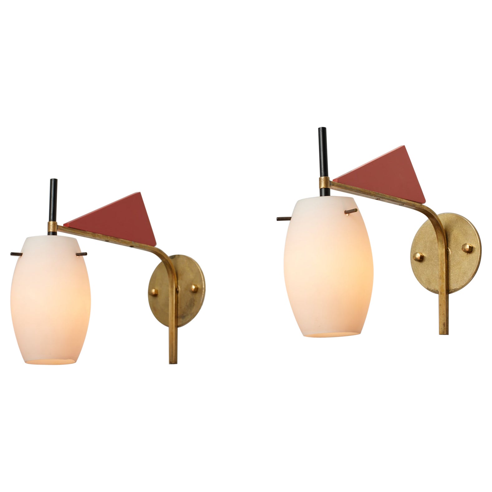 Applique da parete italiane moderne di metà secolo