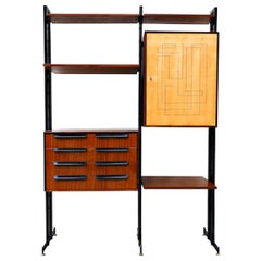 Mid-Century Modern Italian Wall Unit, 1950s