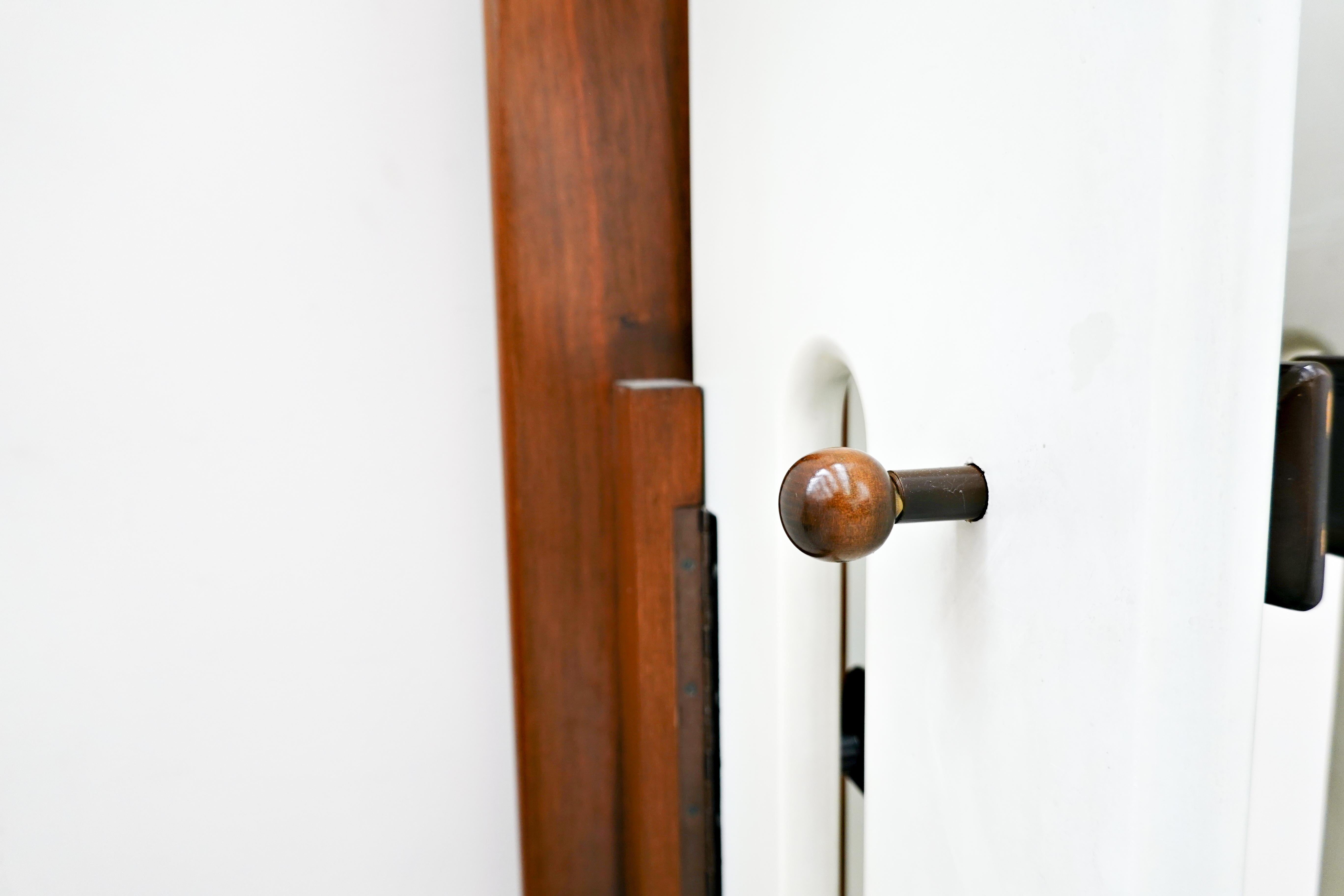 Mid-Century Modern Italian Wooden Coat Rack, 1960s For Sale at 1stDibs