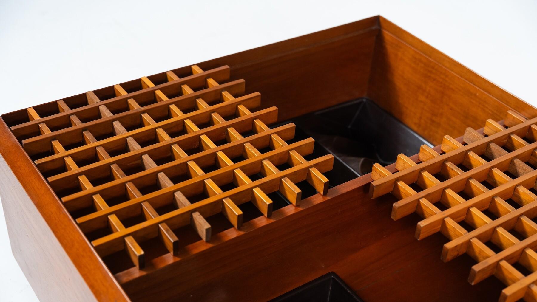 Table basse en bois italienne moderne du milieu du siècle, 1960 en vente 2