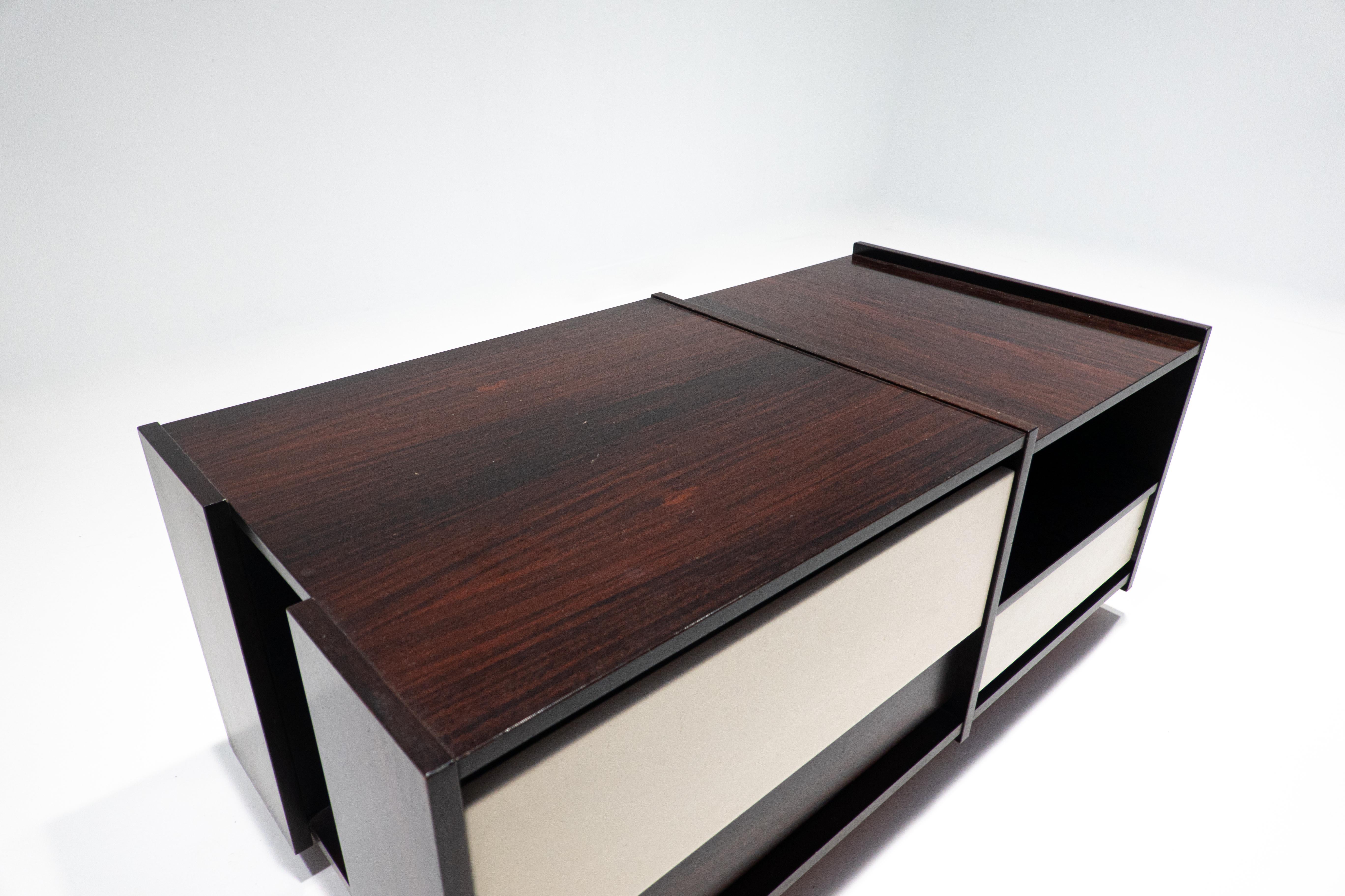 Mid-20th Century Mid-Century Modern Italian Wooden Sideboard, 1960s For Sale