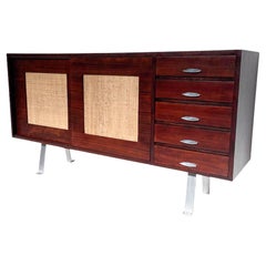 Modernes italienisches Holz-Sideboard aus der Jahrhundertmitte, 1960er Jahre