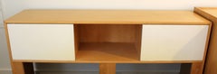 Mid-Century Modern Jack Cartwright for Founders Maple Queen Headboard Storage