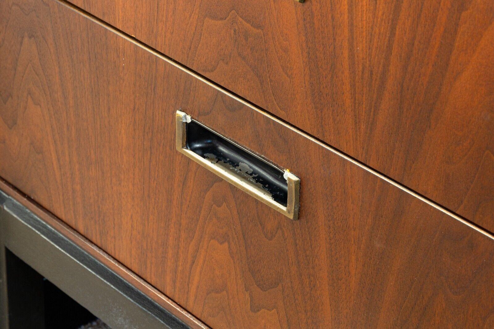 Mid-Century Modern Jack Cartwright Founders Credenza Dresser & Mirrors Set 4