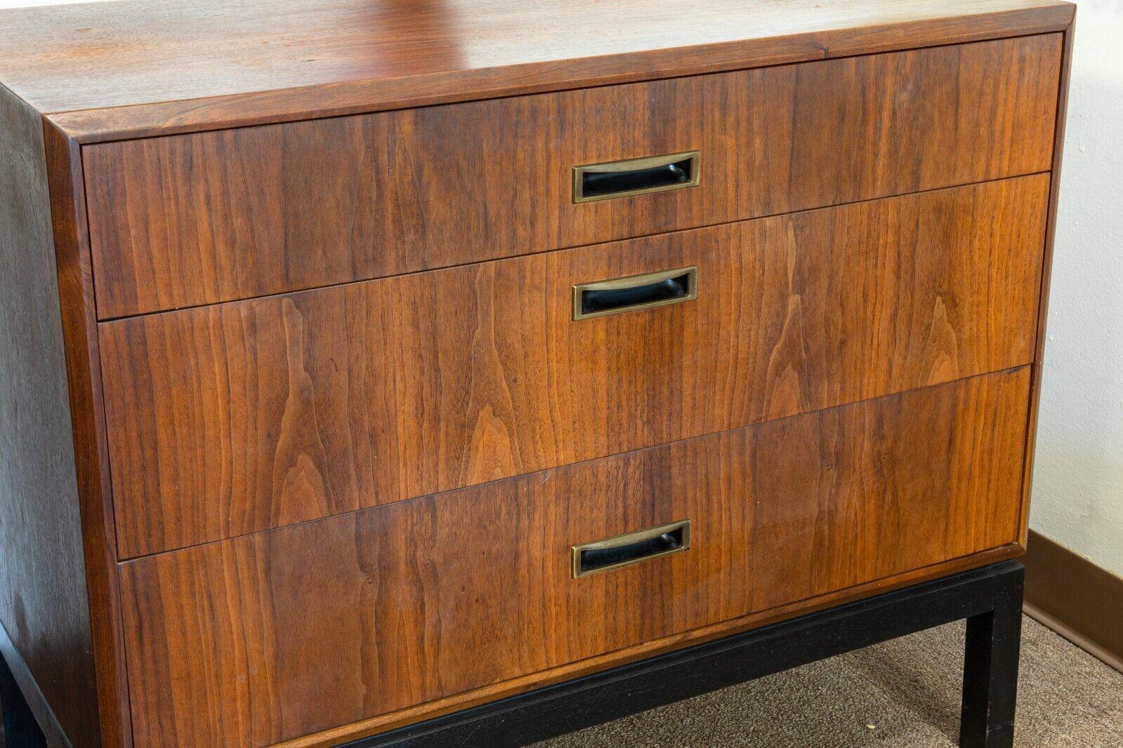 Mid-Century Modern Jack Cartwright Founders Credenza Dresser & Mirrors Set 6