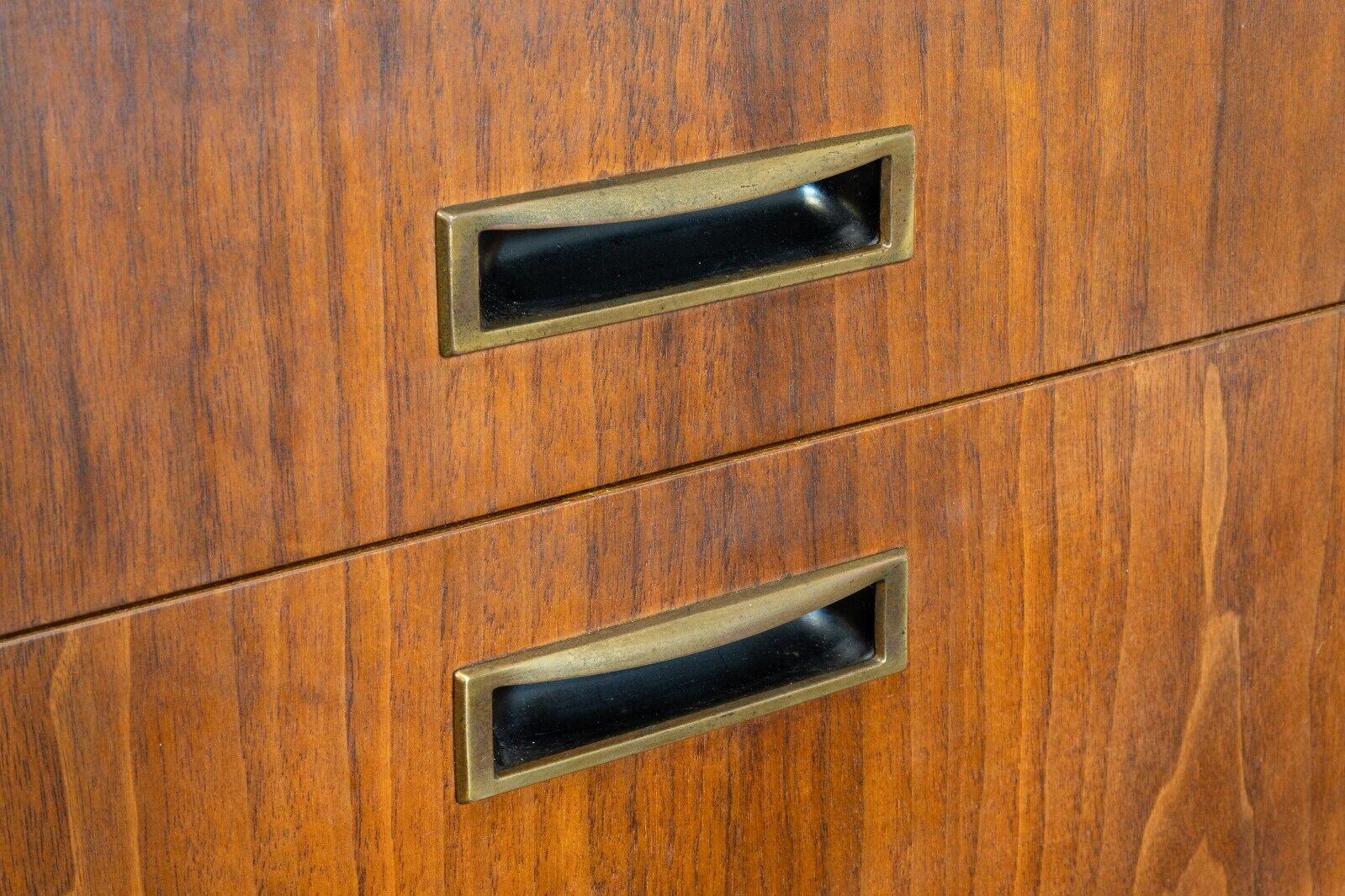 Mid-Century Modern Jack Cartwright Founders Credenza Dresser & Mirrors Set 9