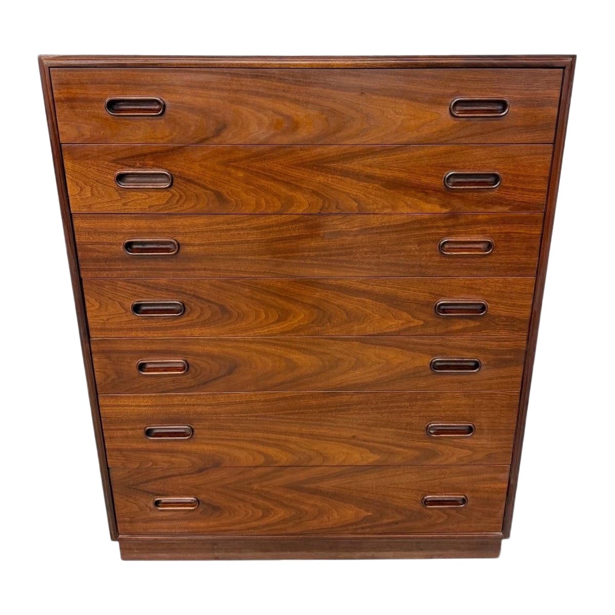 Mid-Century Modern Jack Cartwright Rosewood High Chest en vente