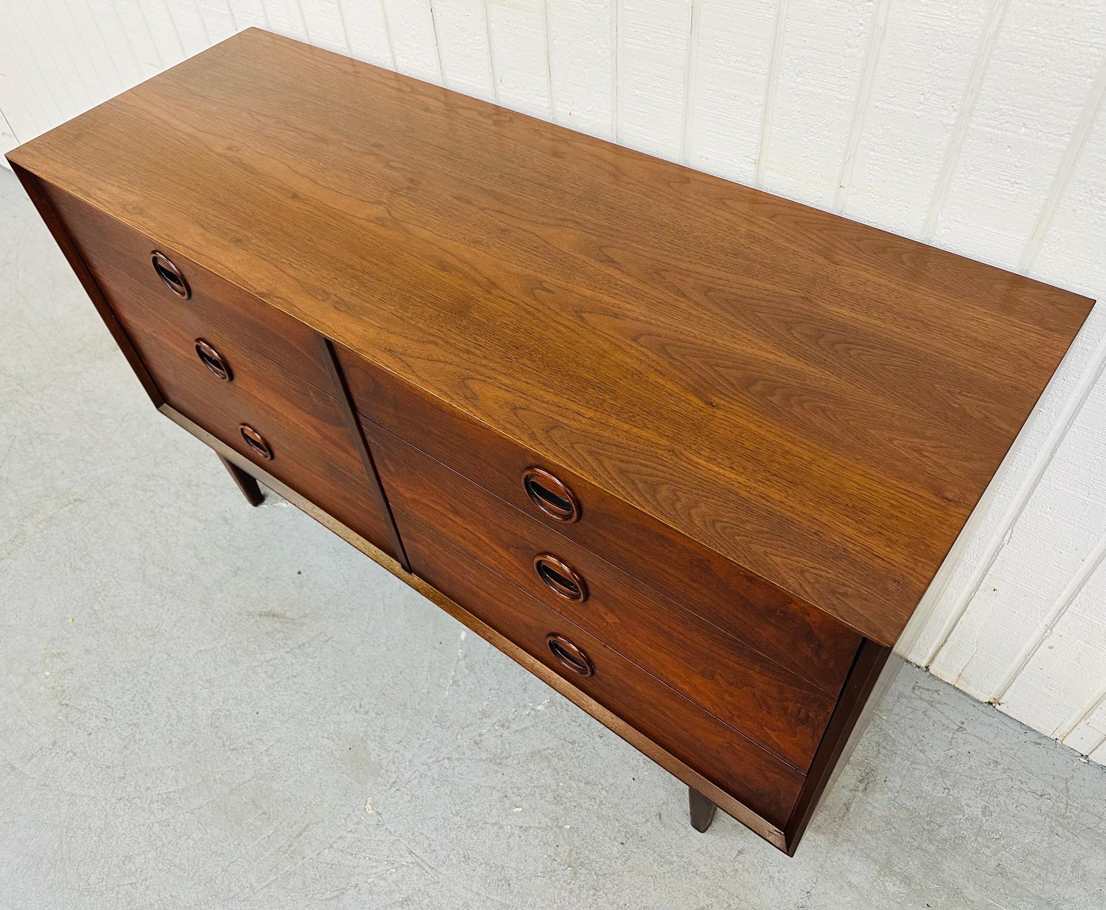 20th Century Mid-Century Modern Jack Cartwright Walnut Dresser