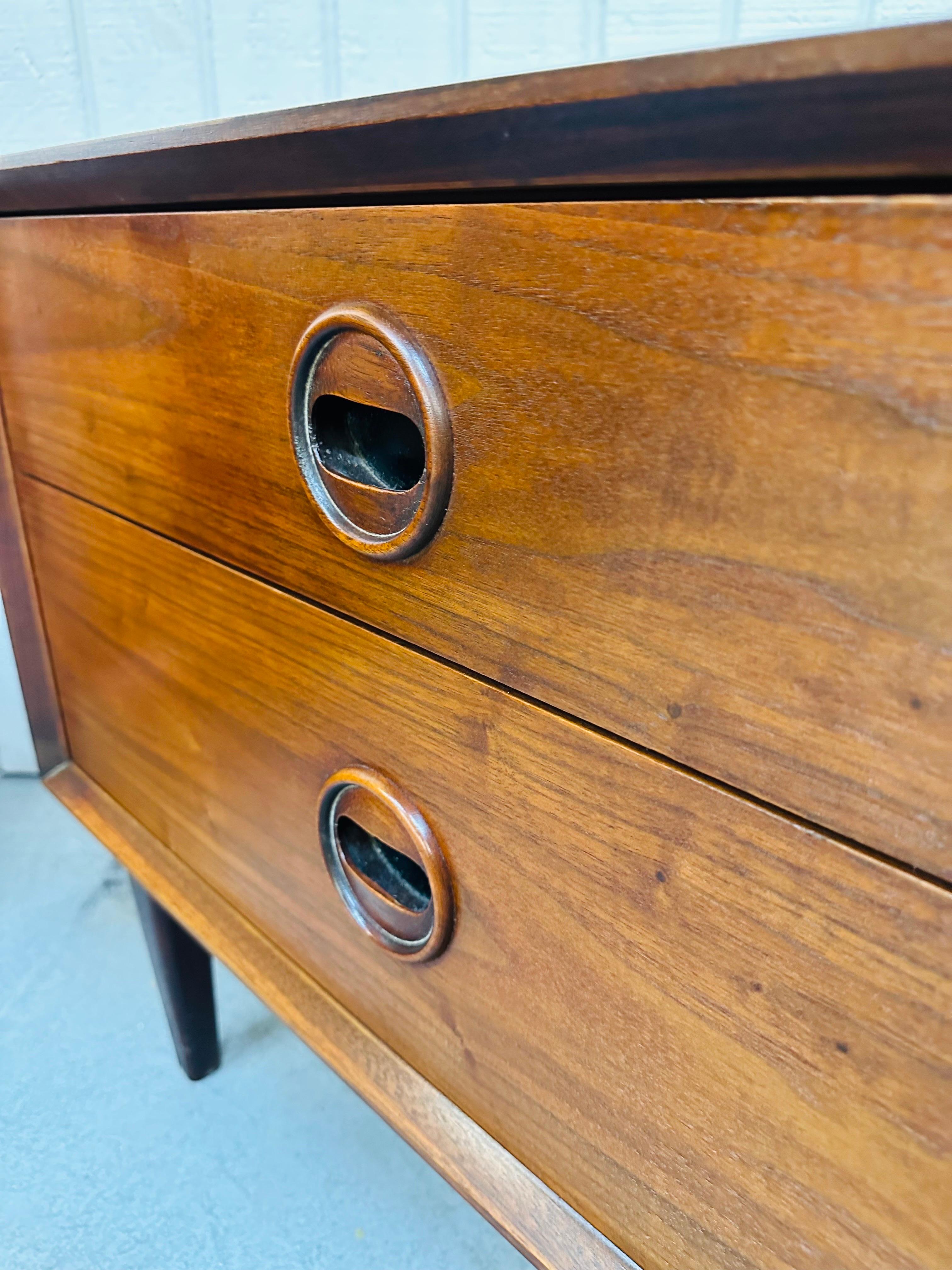 Mid-Century Modern Jack Cartwright Walnut Nightstands, Set of 2 1