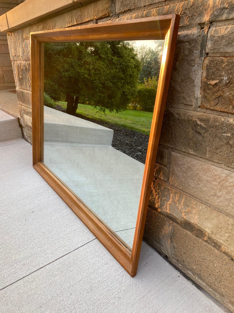 Mid-Century Modern Jack Van Der Molen Large Mirror For Sale at 1stDibs
