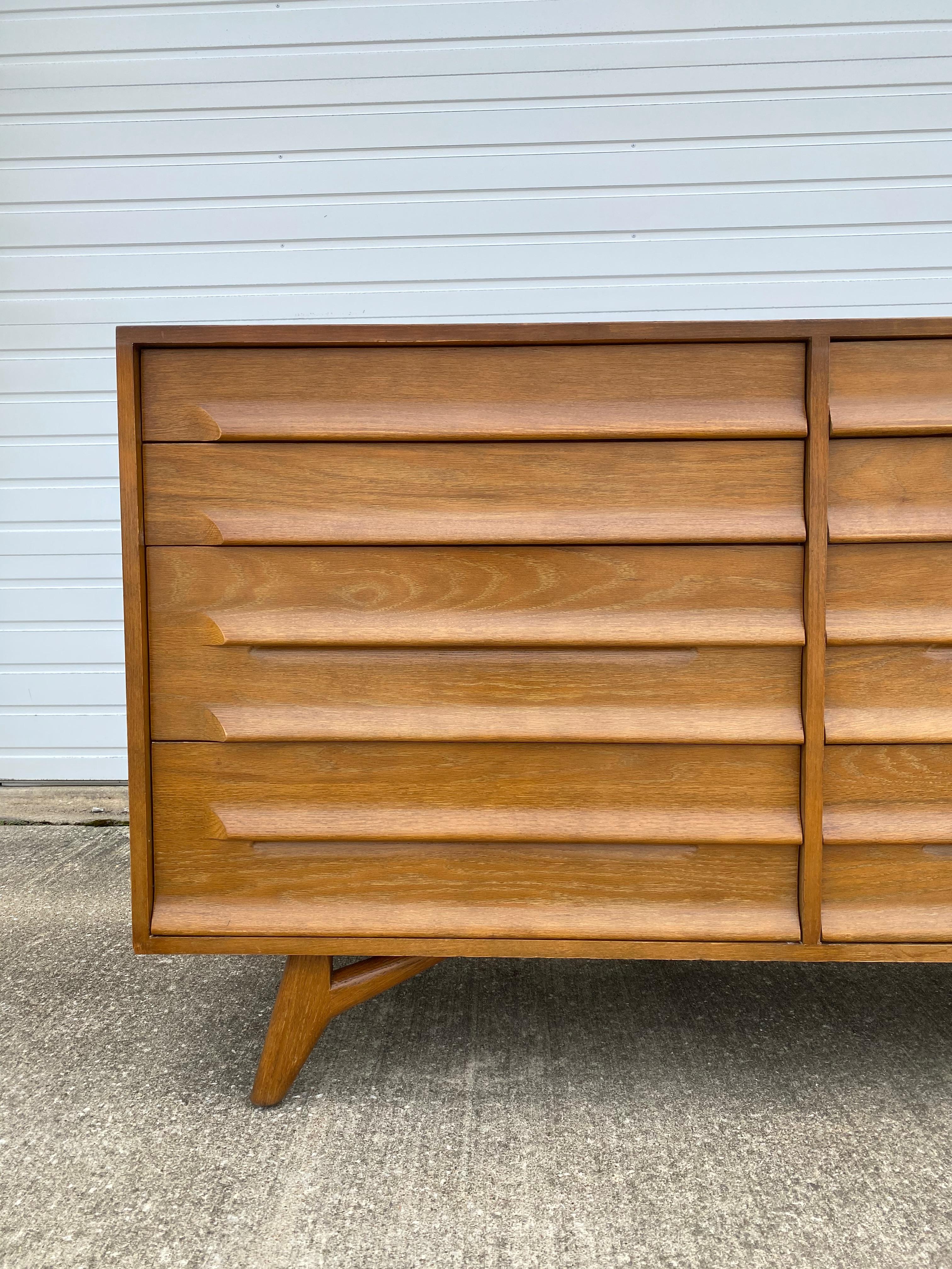 Mid-Century Modern Jack Van Der Molen Lowboy Dresser In Good Condition In Medina, OH