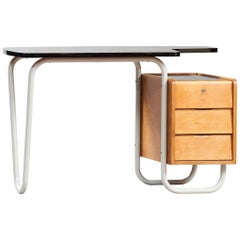 Vintage Mid-Century Modern Jacques Hitier Desk for Tubauto