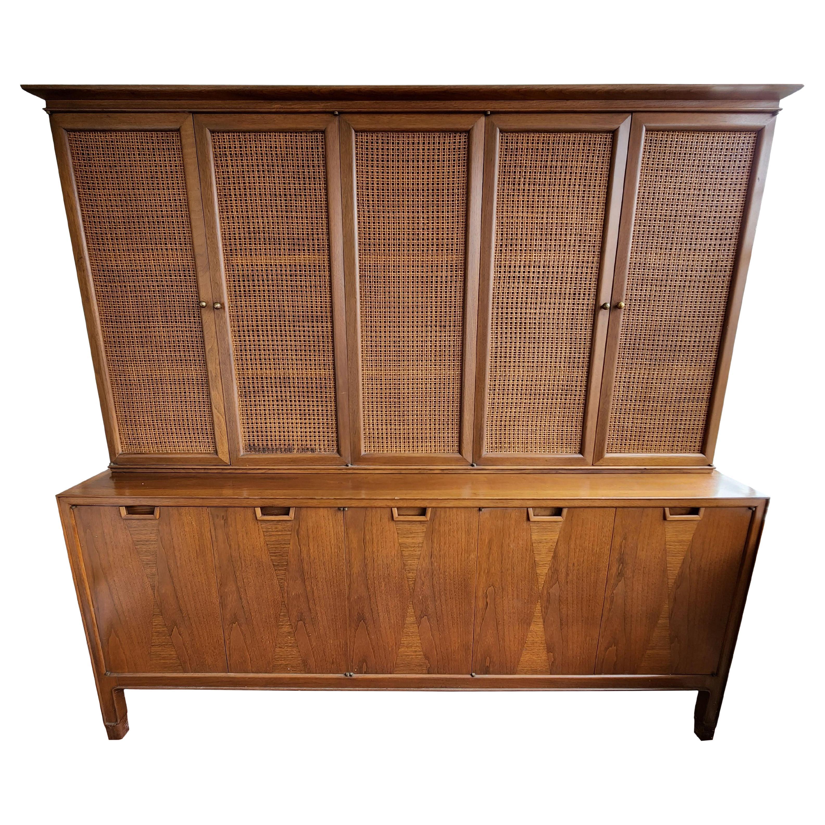 Mid-Century Modern Janus Collection Mount Airy Sideboard Hutch by John Stuart