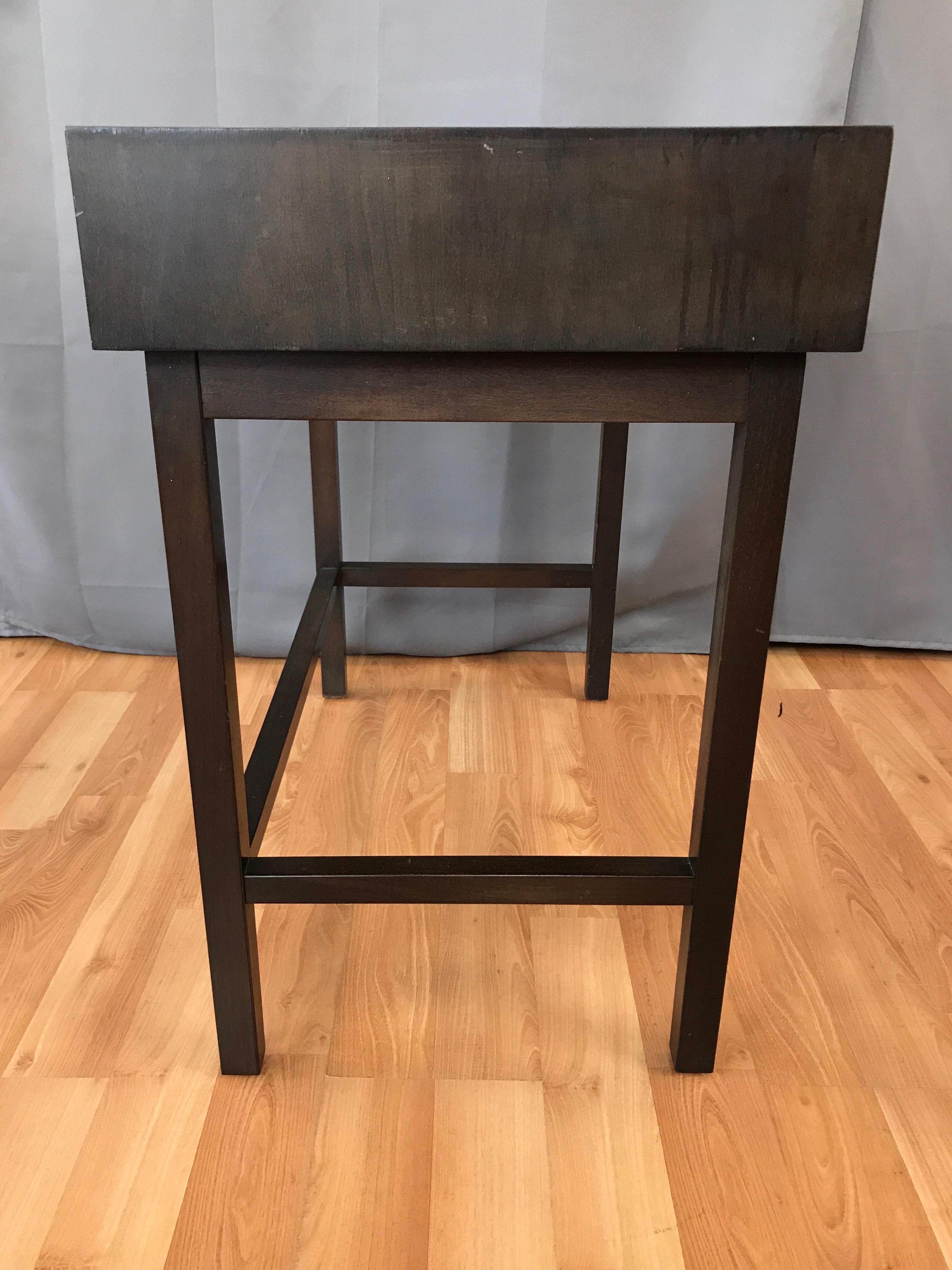 Mid-Century Modern Japanese Elm Vanity or Desk 1