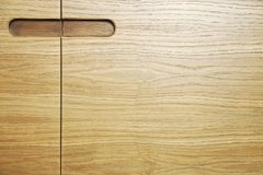 Mid-Century Modern Japanese Minimalist Ash and Oak Long Sideboard, 1960s