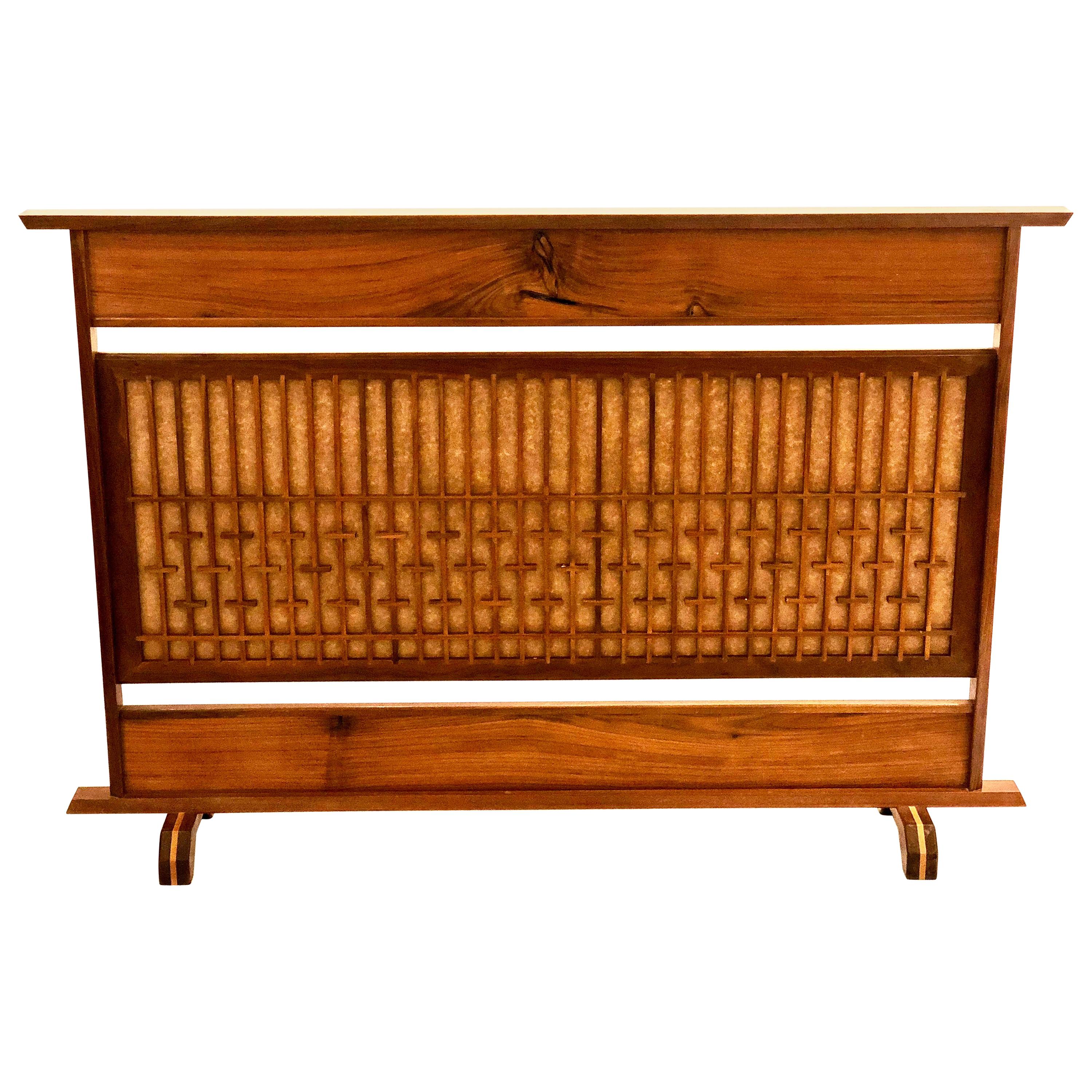Mid-Century Modern Japanese Small Screen Divider in the Style of Nakashima