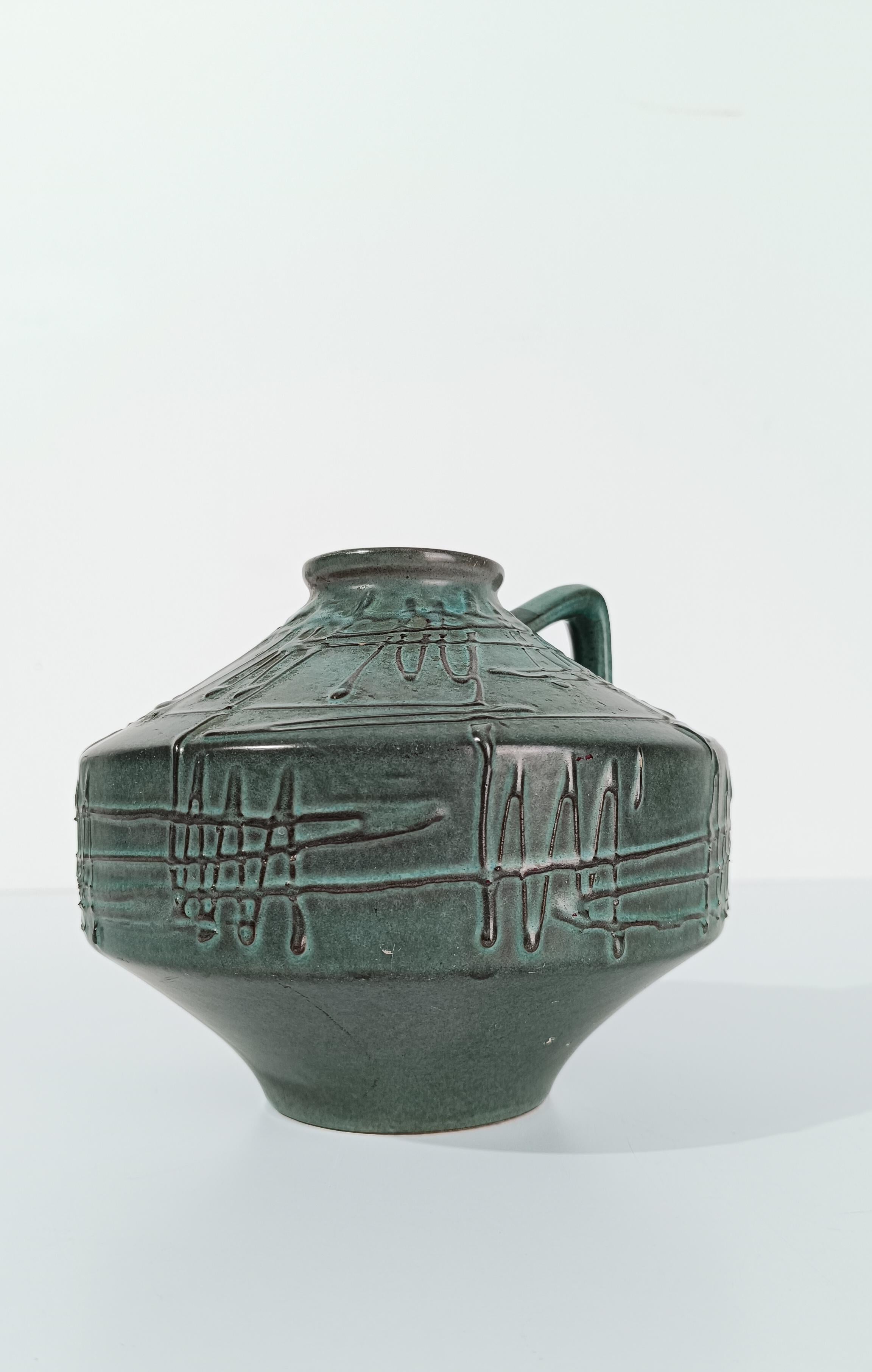 Mid Century Modern Jar / Vase im primitiven Stil aus Westdeutschland, 70er Jahre im Angebot 5