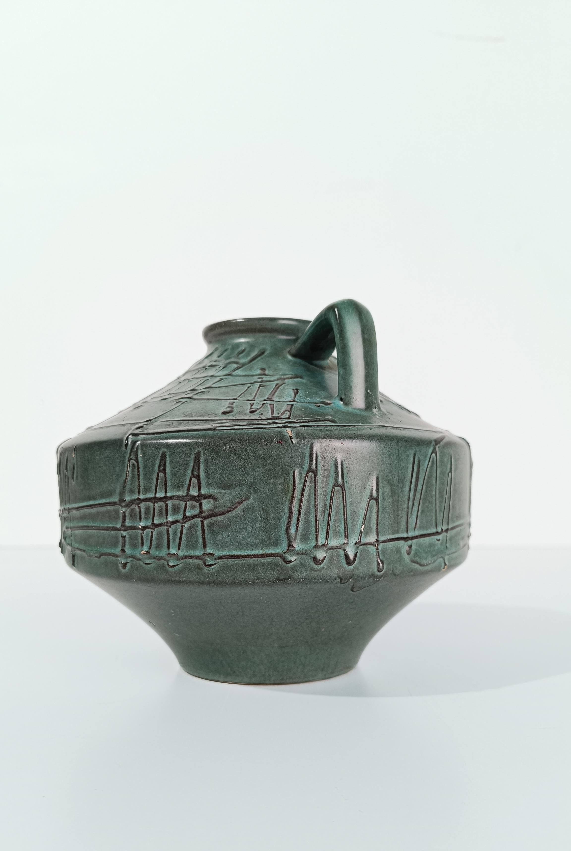 Mid Century Modern Jar / Vase im primitiven Stil aus Westdeutschland, 70er Jahre im Angebot 7