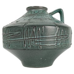 Mid Century Modern Jar / Vase in Primitive Style made in West Germany, 70s