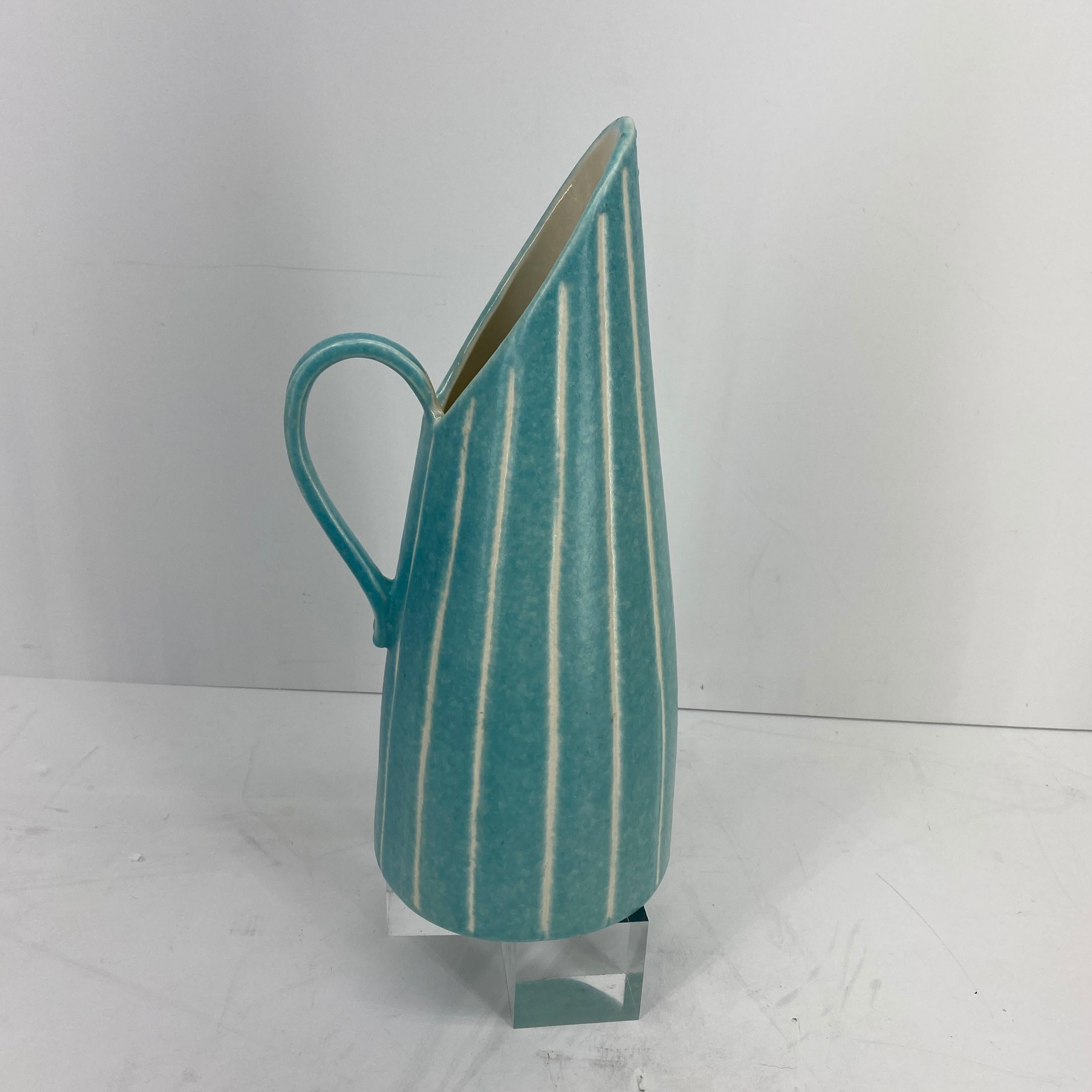 Mid-Century Modern Jaru of California Pitcher and Beaker/Cup Set 6